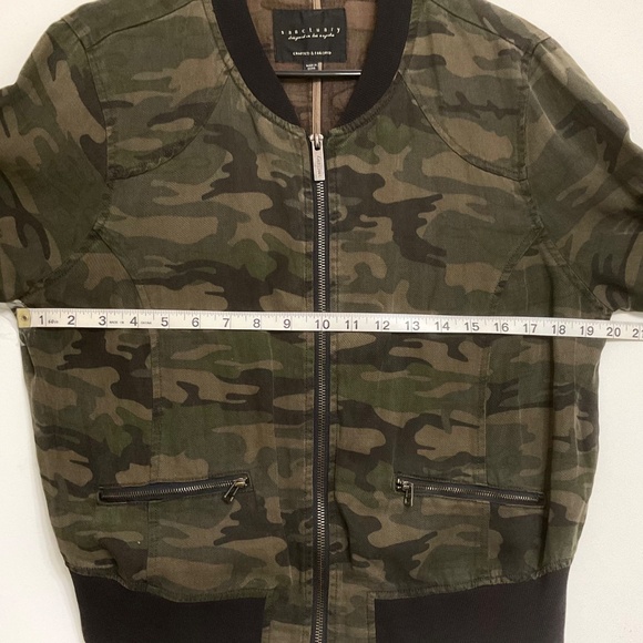 Sanctuary Como Light Jacket Full Zipper Sz M - Picture 8 of 8